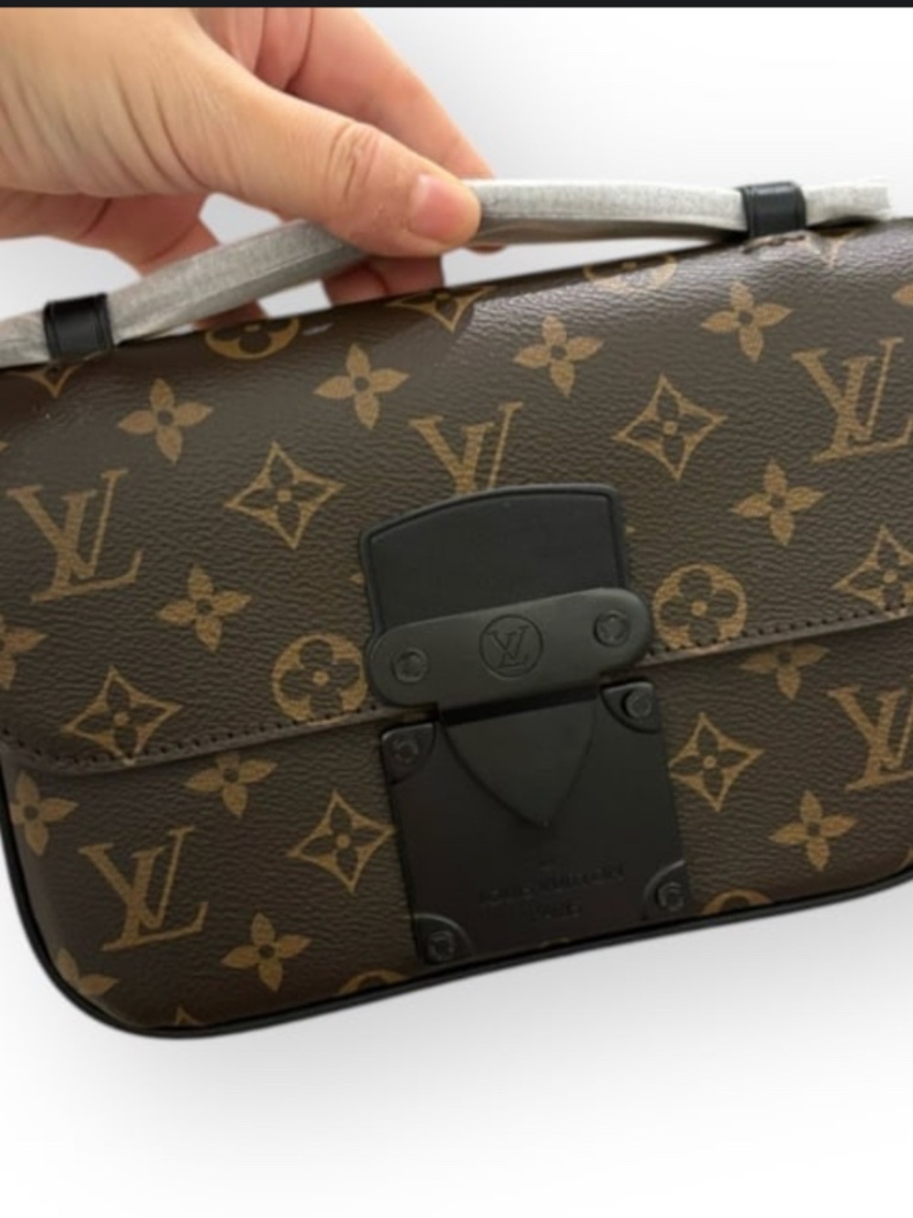 Louis Vuitton Black/Monogram S Sling Beaute Belt Bag & Original Box